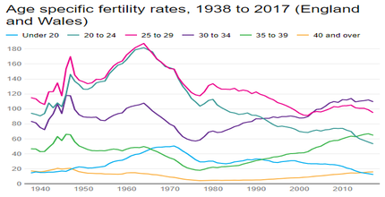 Fertility Rate By Age Chart