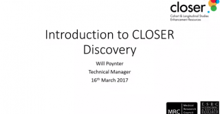 Webinar: Introduction to CLOSER Discovery (16/03/2017) image