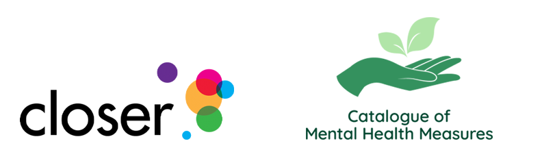 CLOSER and the Catalogue of Mental Health Measures logos